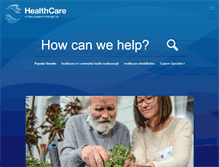 Tablet Screenshot of healthcarenz.co.nz